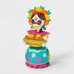 Target Festive Day of the Dead Figurine with Multicolor Design